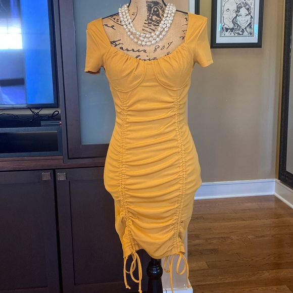 Dresses & Skirts - Mustard Dress. Size Small. Dress is a sample dress with no tags. NWOT HOST PICK